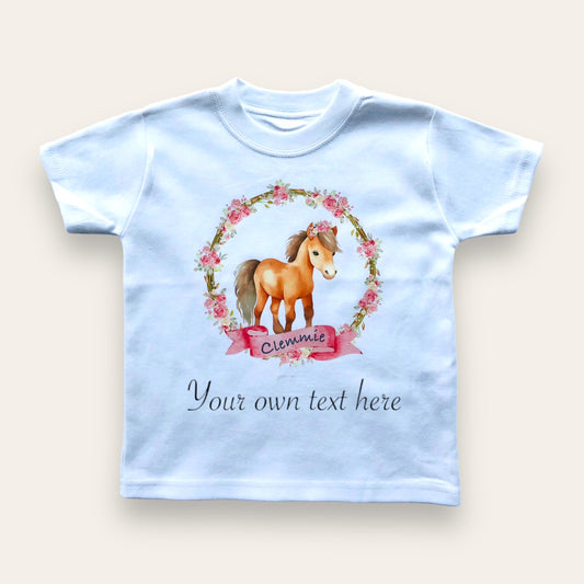 Pony T-Shirt - Personalise me